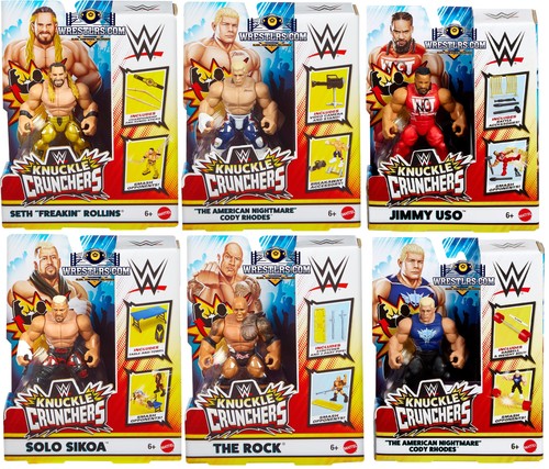 Figurine wwe knuckle crunchers - wwe,